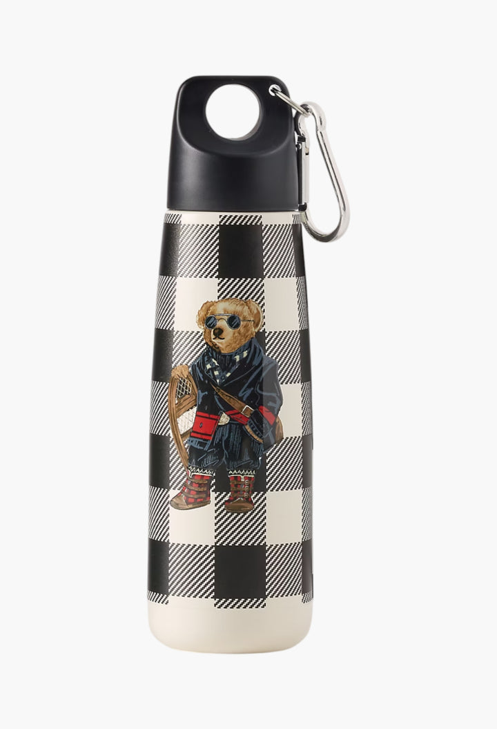 Multi - Holiday Polo Bear Loop Water Bottle - GLAM MODA
