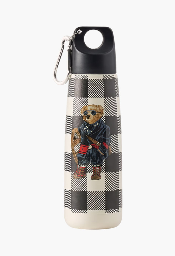 Multi - Holiday Polo Bear Loop Water Bottle - GLAM MODA