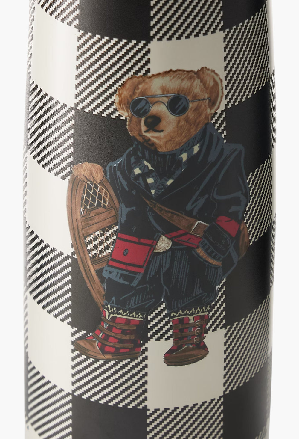 Multi - Holiday Polo Bear Loop Water Bottle - GLAM MODA