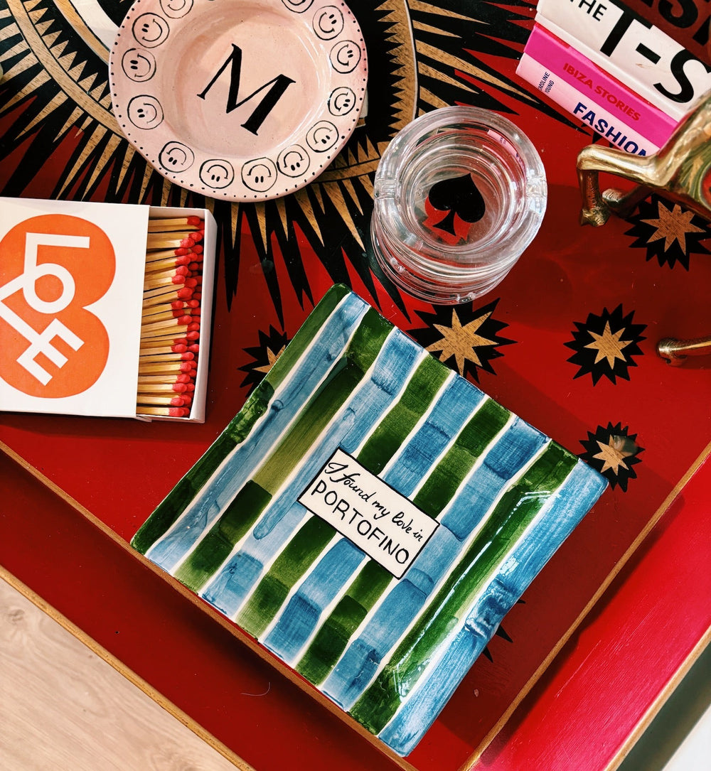 Musae I Found My Love In Portofino Ashtray - GLAM MODA