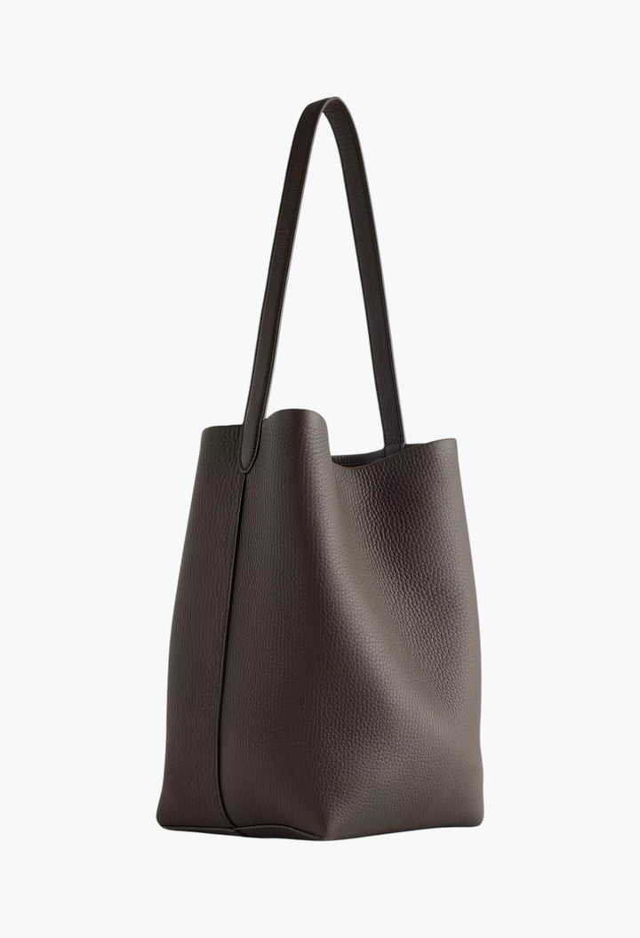 N/S Park Medium Leather Tote Bag - GLAM MODA