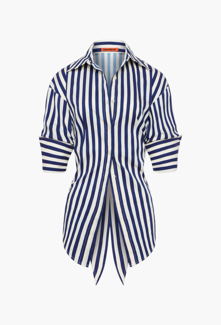 Loch Poplin Button Up - GLAM MODA