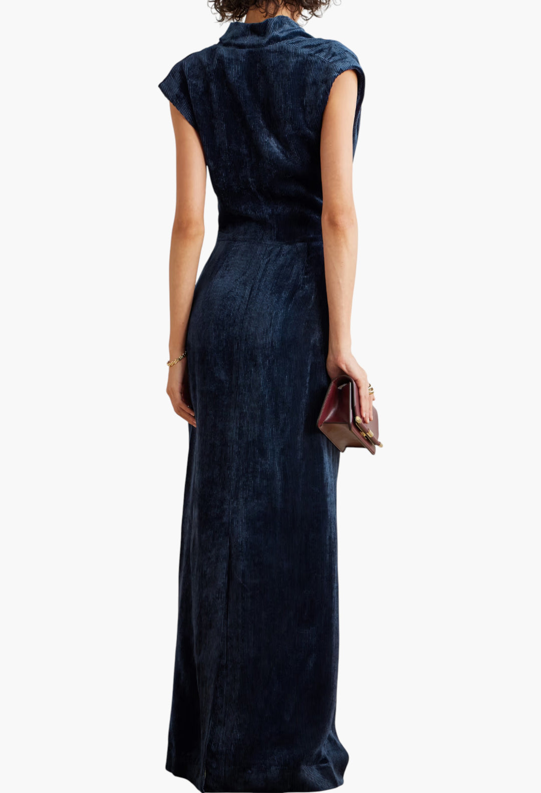 Naeve Ribbed Chenille Maxi Dress - GLAM MODA