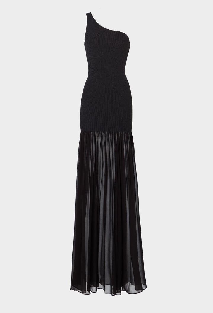 Nancy Hybrid Dress Black