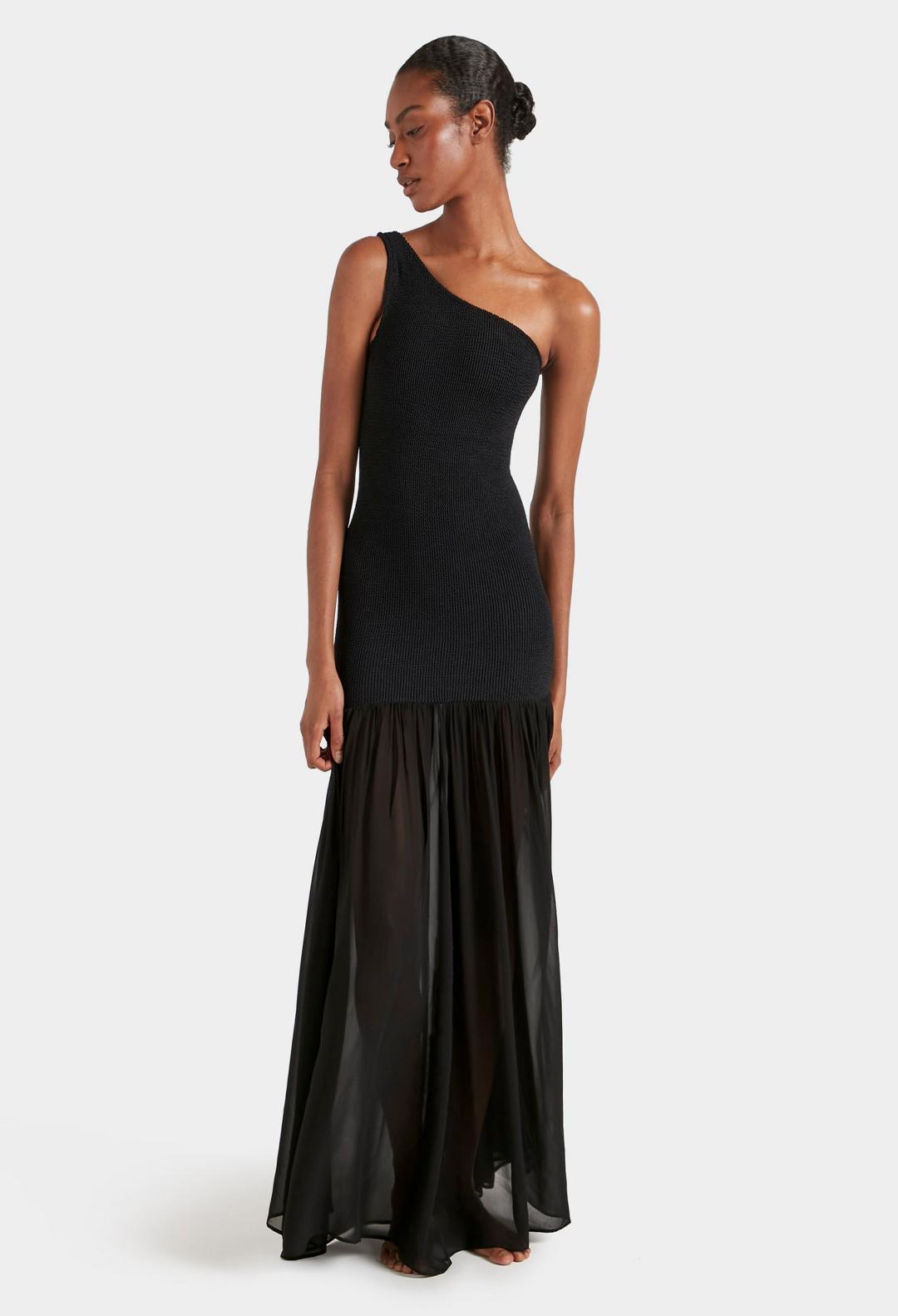 Nancy Hybrid Dress Black