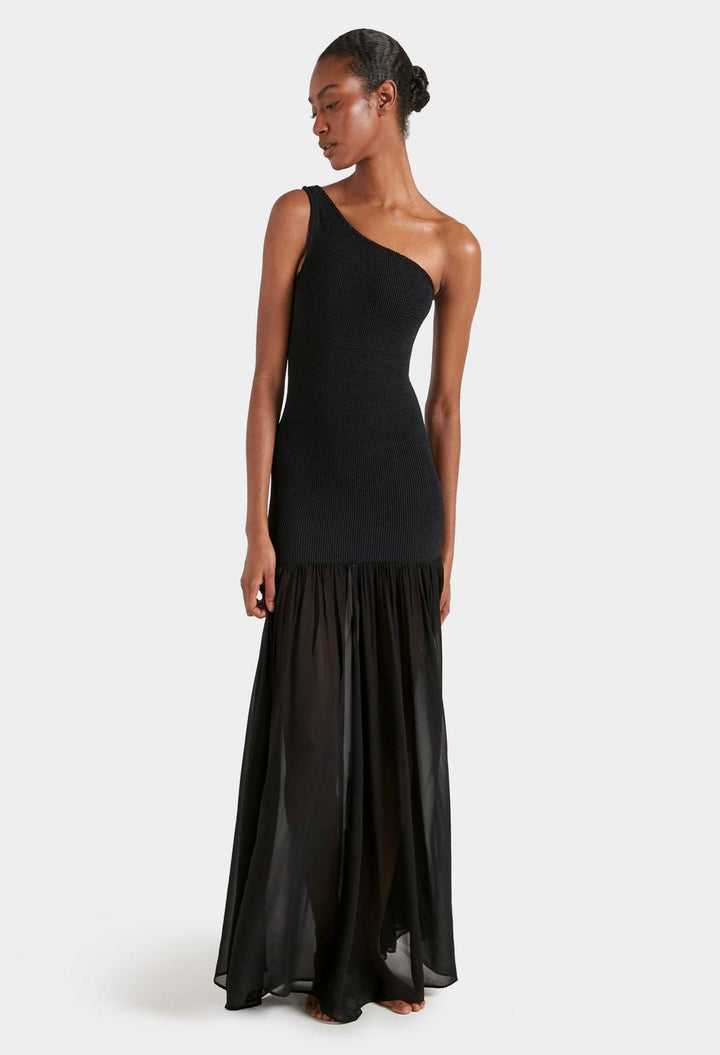 Nancy Hybrid Dress Black