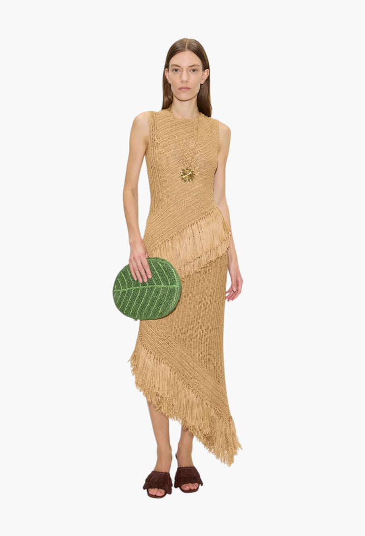 Natural - Beja Crochet Dress - GLAM MODA