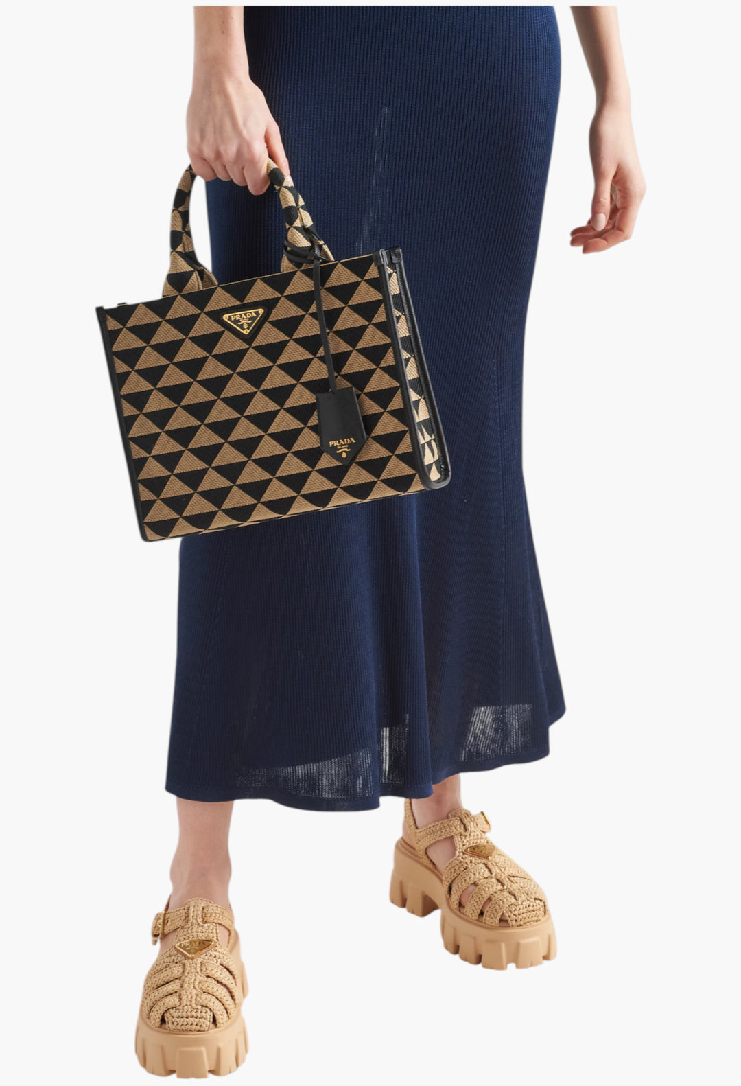 Natural - Monolith Crochet Cage Sandals - GLAM MODA