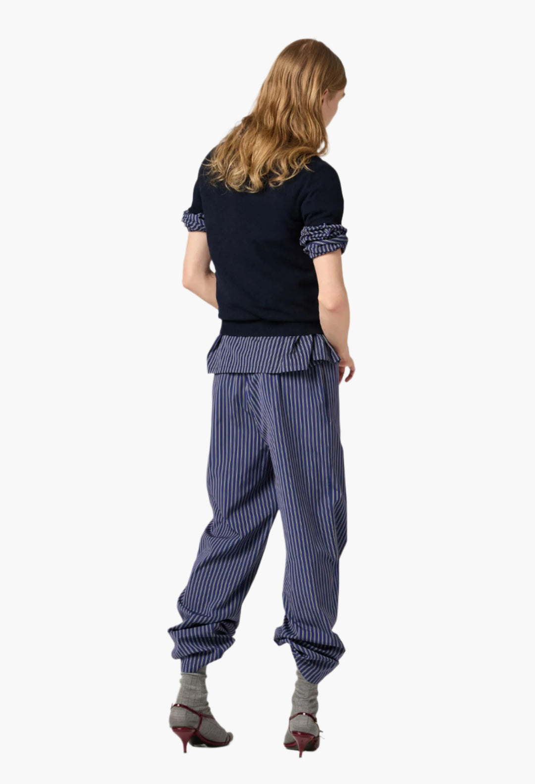 Navy - Cashmere Crew-Neck Sweater - GLAM MODA