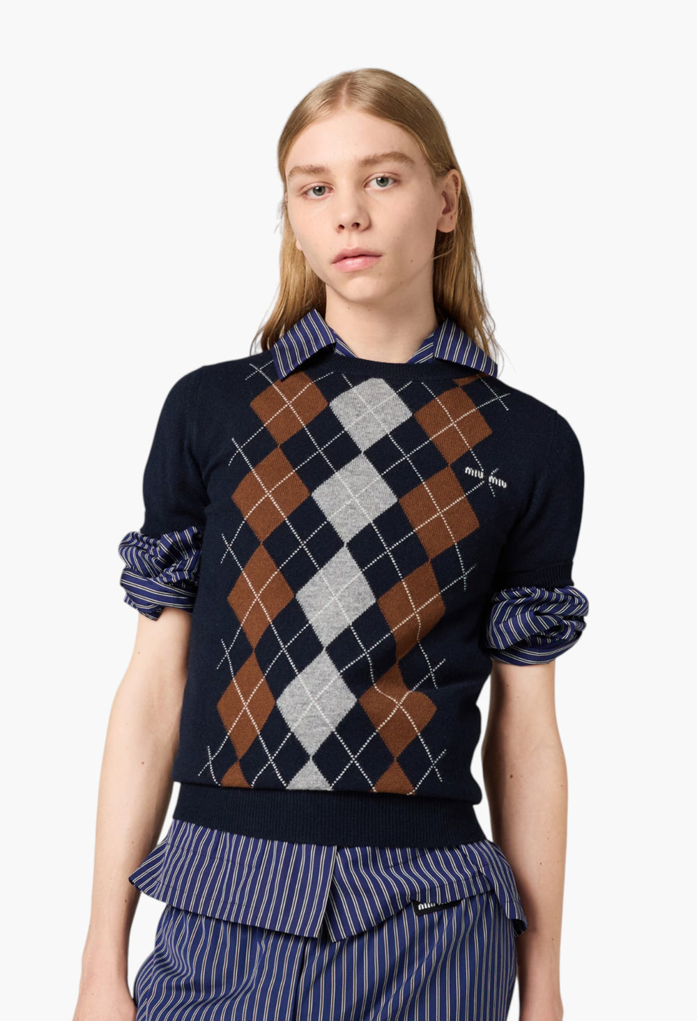 Navy - Cashmere Crew-Neck Sweater - GLAM MODA