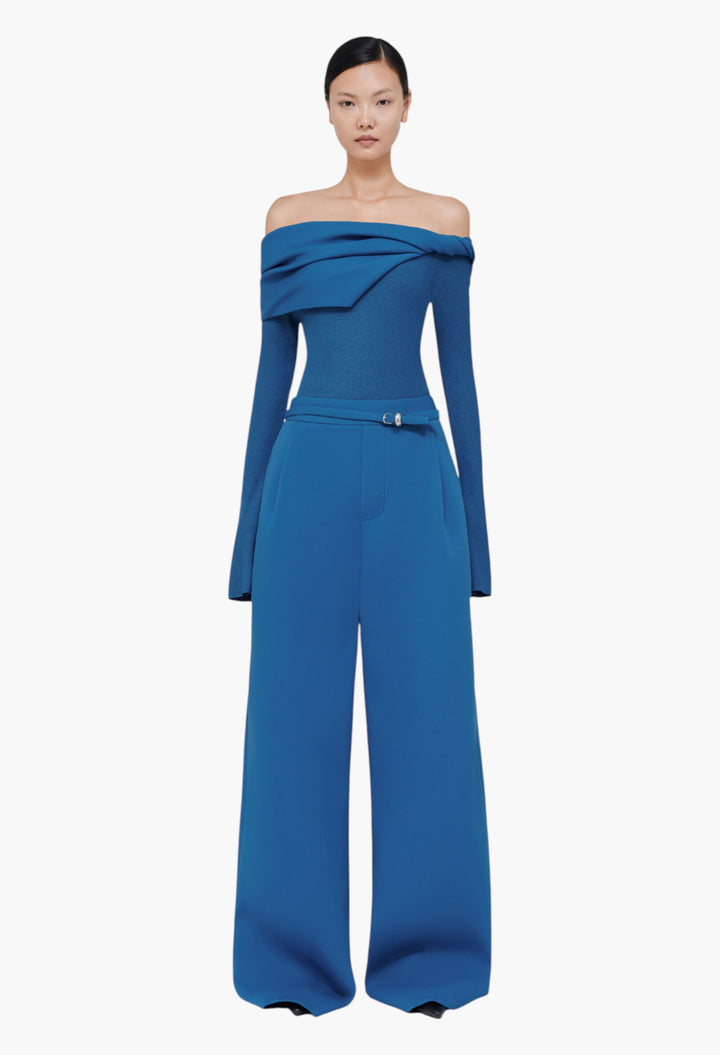 Navy - Hida Trousers - GLAM MODA