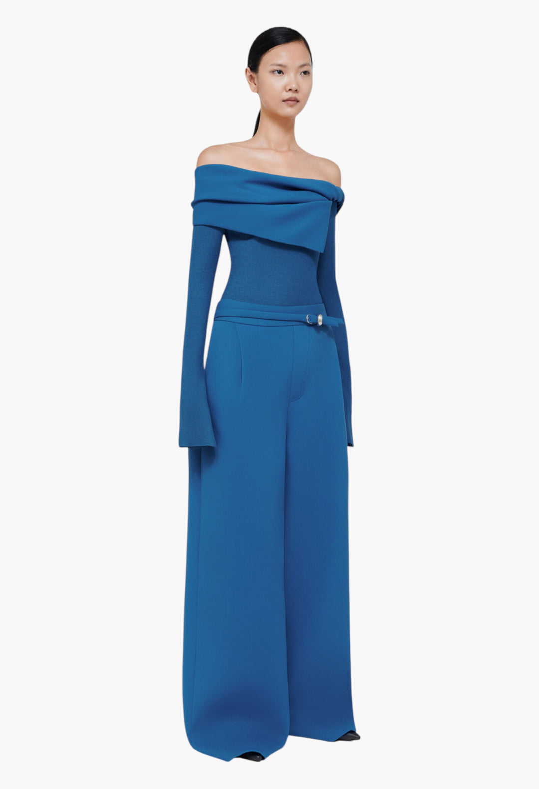 Navy - Hida Trousers - GLAM MODA