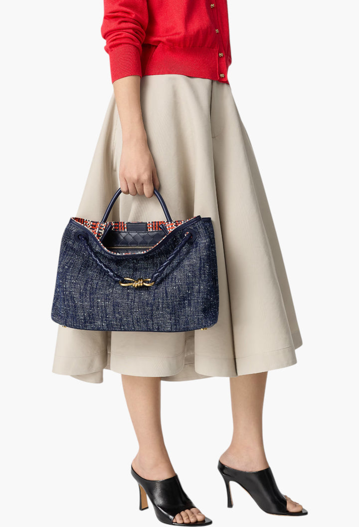 Navy/White/Orange - Andiamo - GLAM MODA