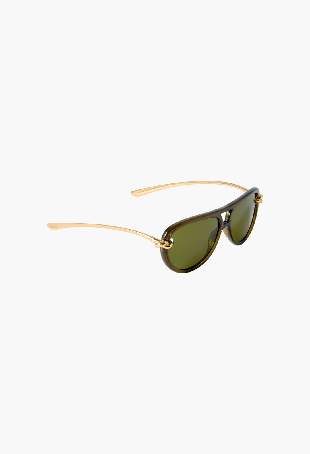 New Knot Aviator-Style Acetate And Gold-Tone Sunglasses - GLAM MODA