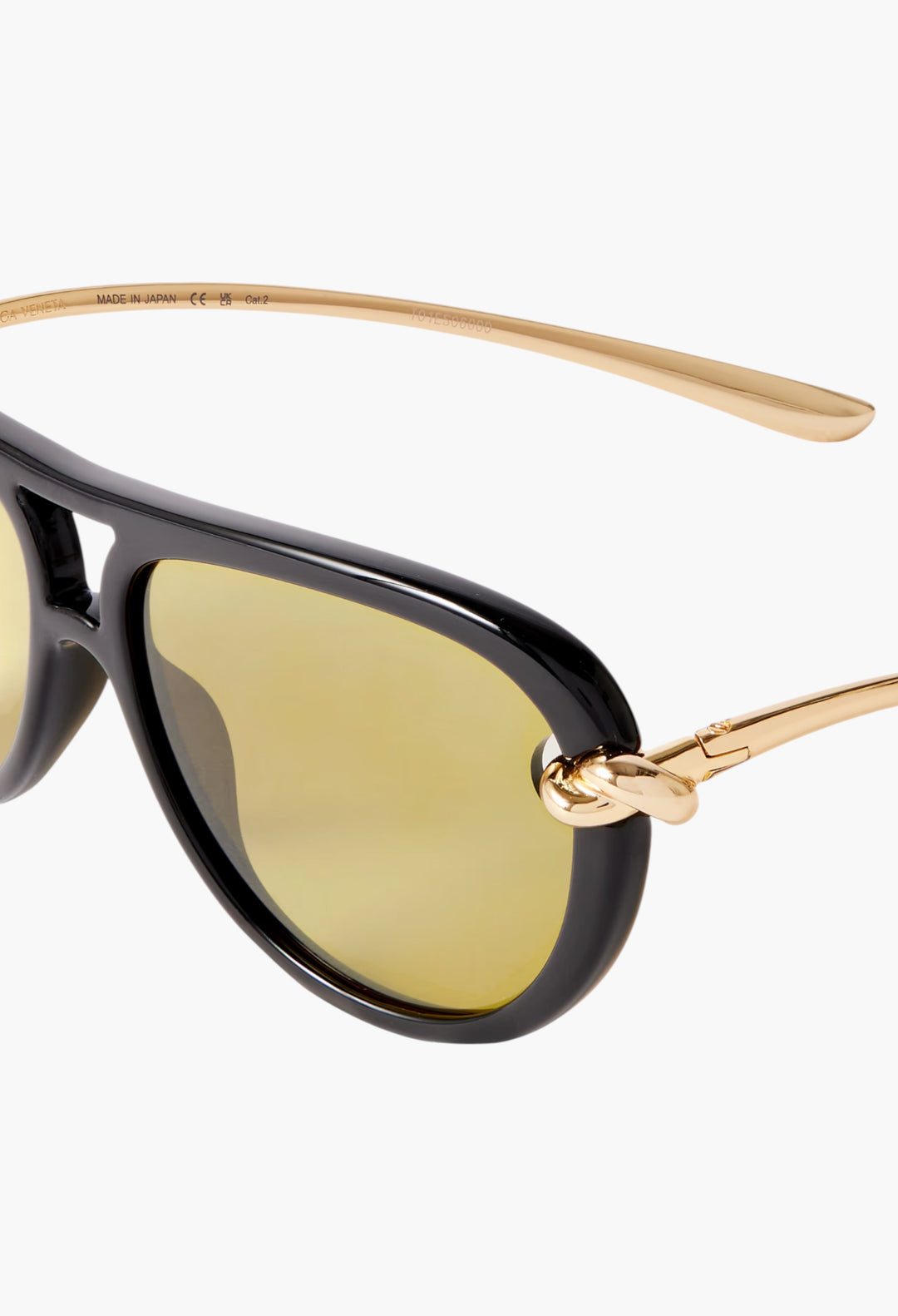 New Knot Aviator-Style Acetate And Gold-Tone Sunglasses - GLAM MODA