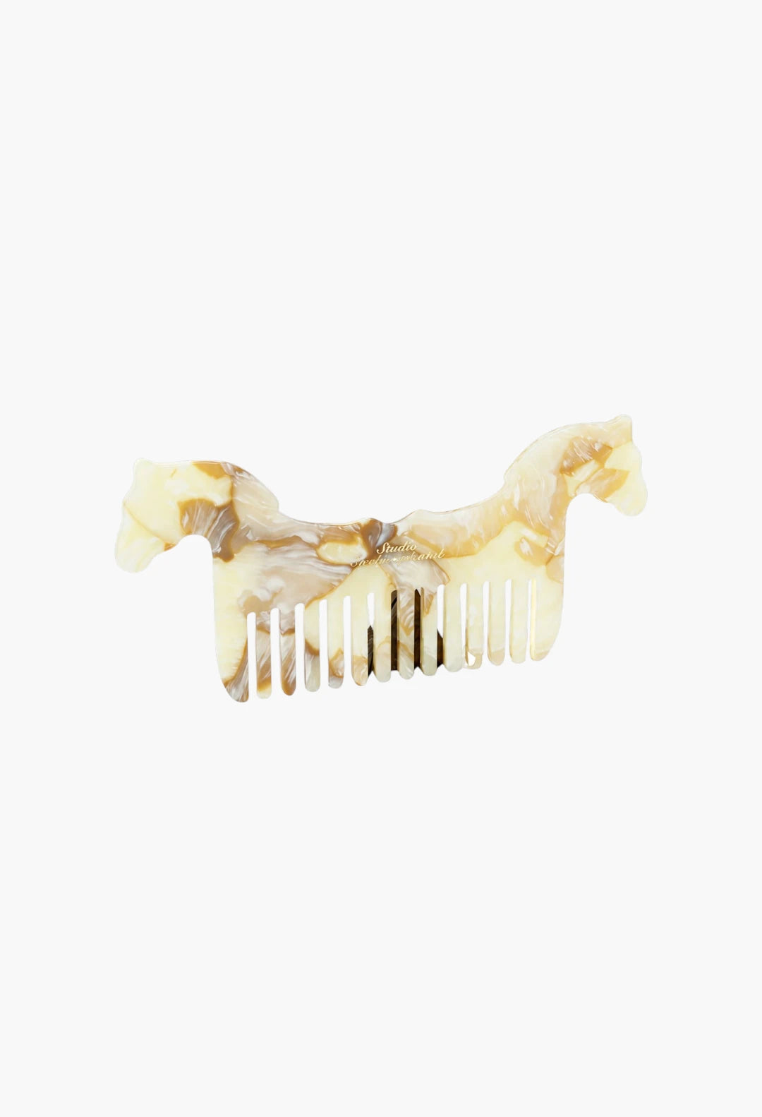 Horse Comb in Marble
