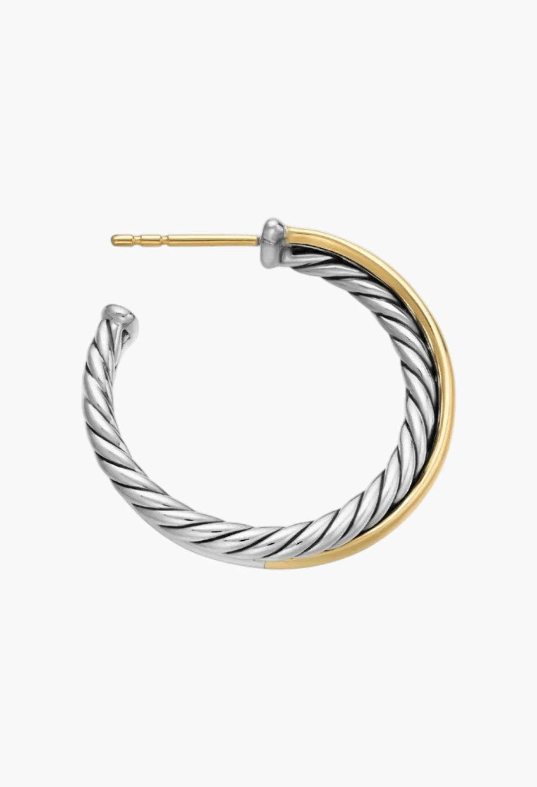 Crossover Hoop Earrings