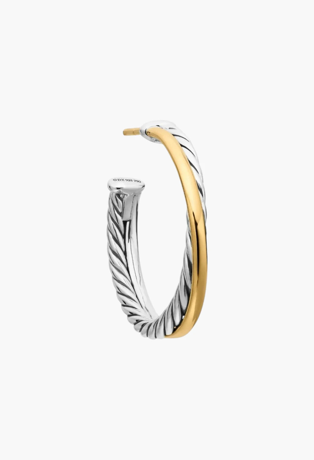 Crossover Hoop Earrings