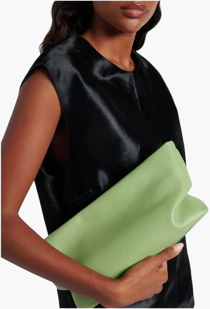Nina Mini leather clutch
