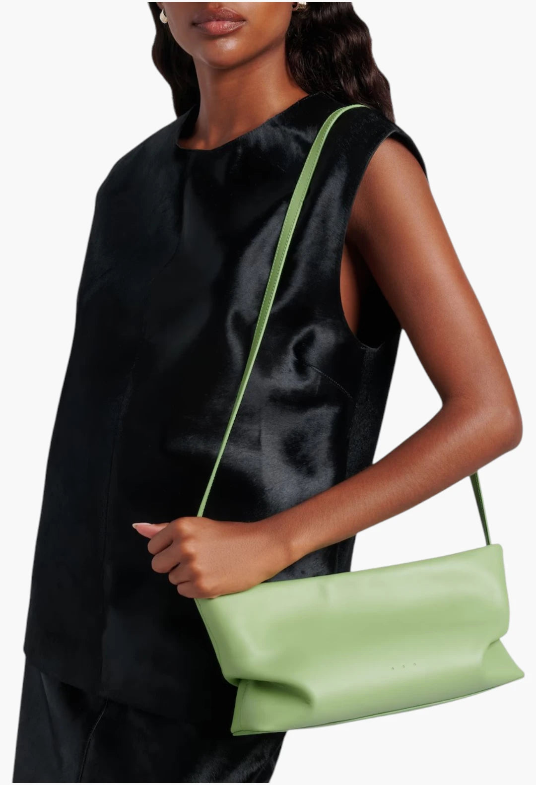 Nina Mini leather clutch