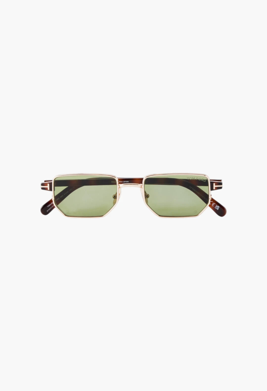 Liam-02 square-frame gold-tone sunglasses