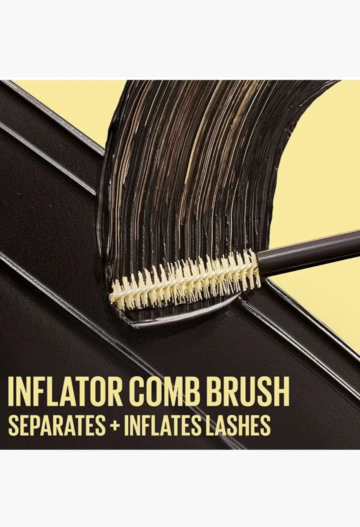 Maybelline New York Colossal Bubble Longwear Mascara, Buildable Inflated Volume, Blackest Black