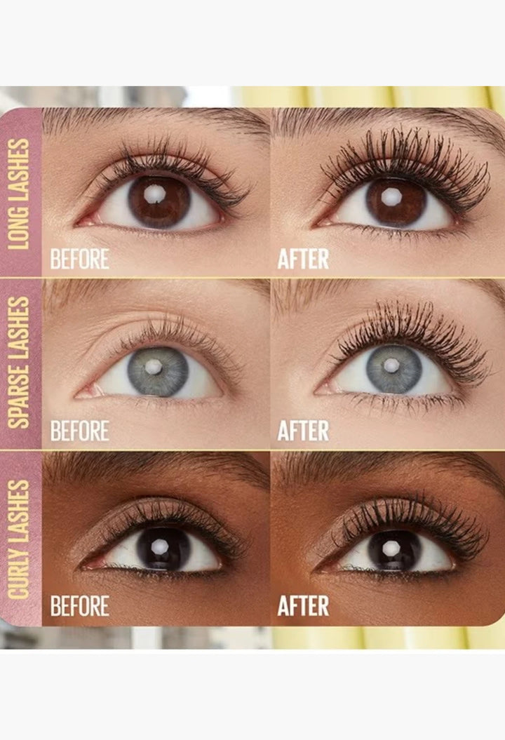 Maybelline New York Colossal Bubble Longwear Mascara, Buildable Inflated Volume, Blackest Black