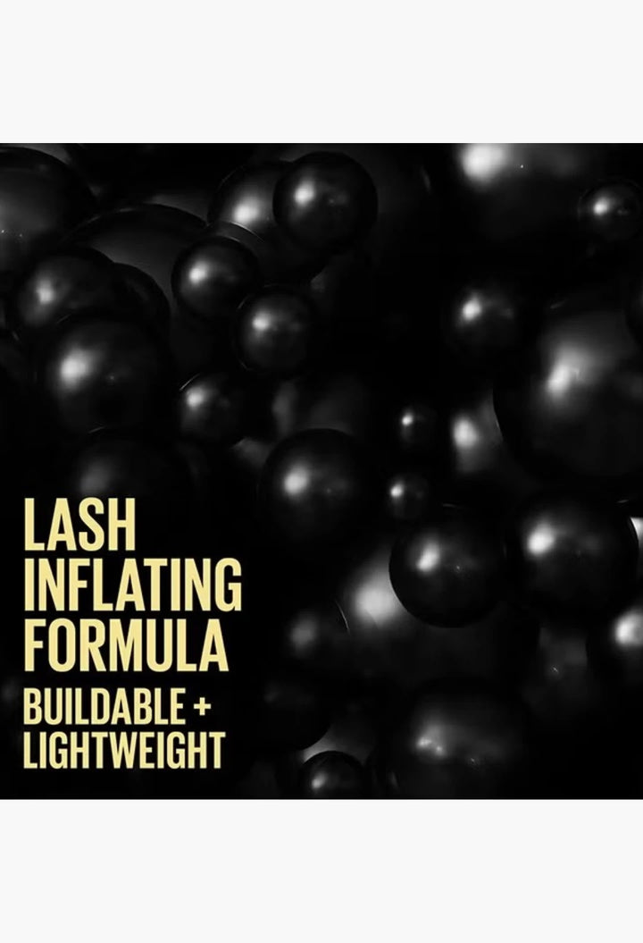 Maybelline New York Colossal Bubble Longwear Mascara, Buildable Inflated Volume, Blackest Black