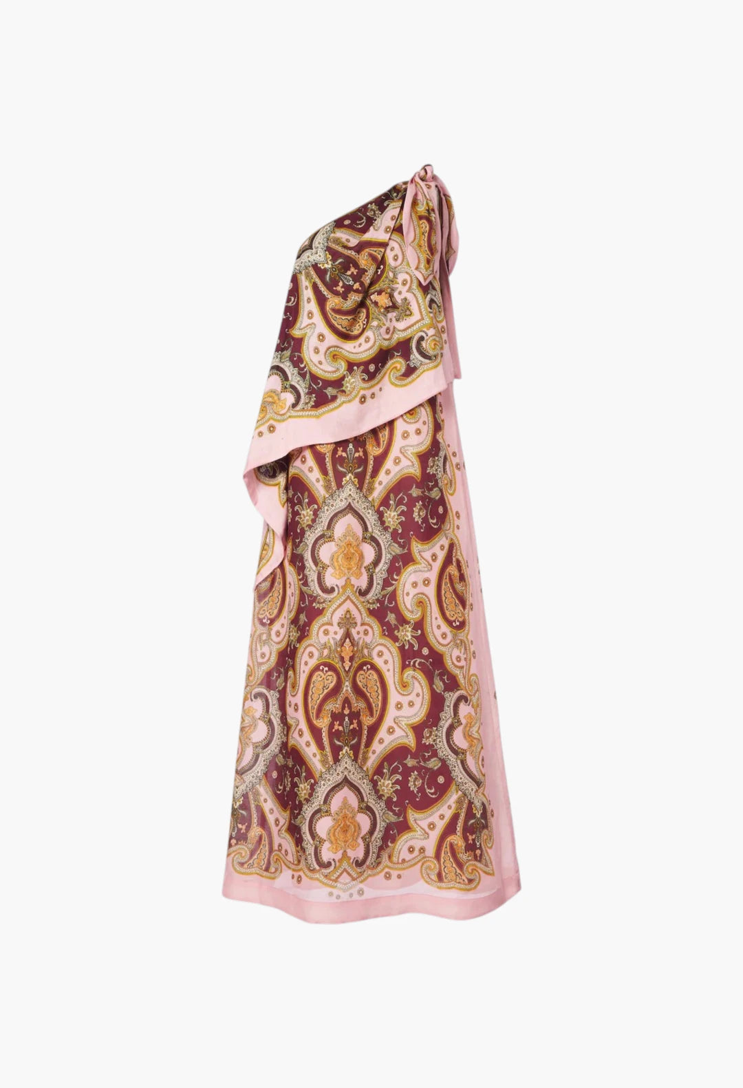 Porter Printed One-Shoulder Maxi Dress