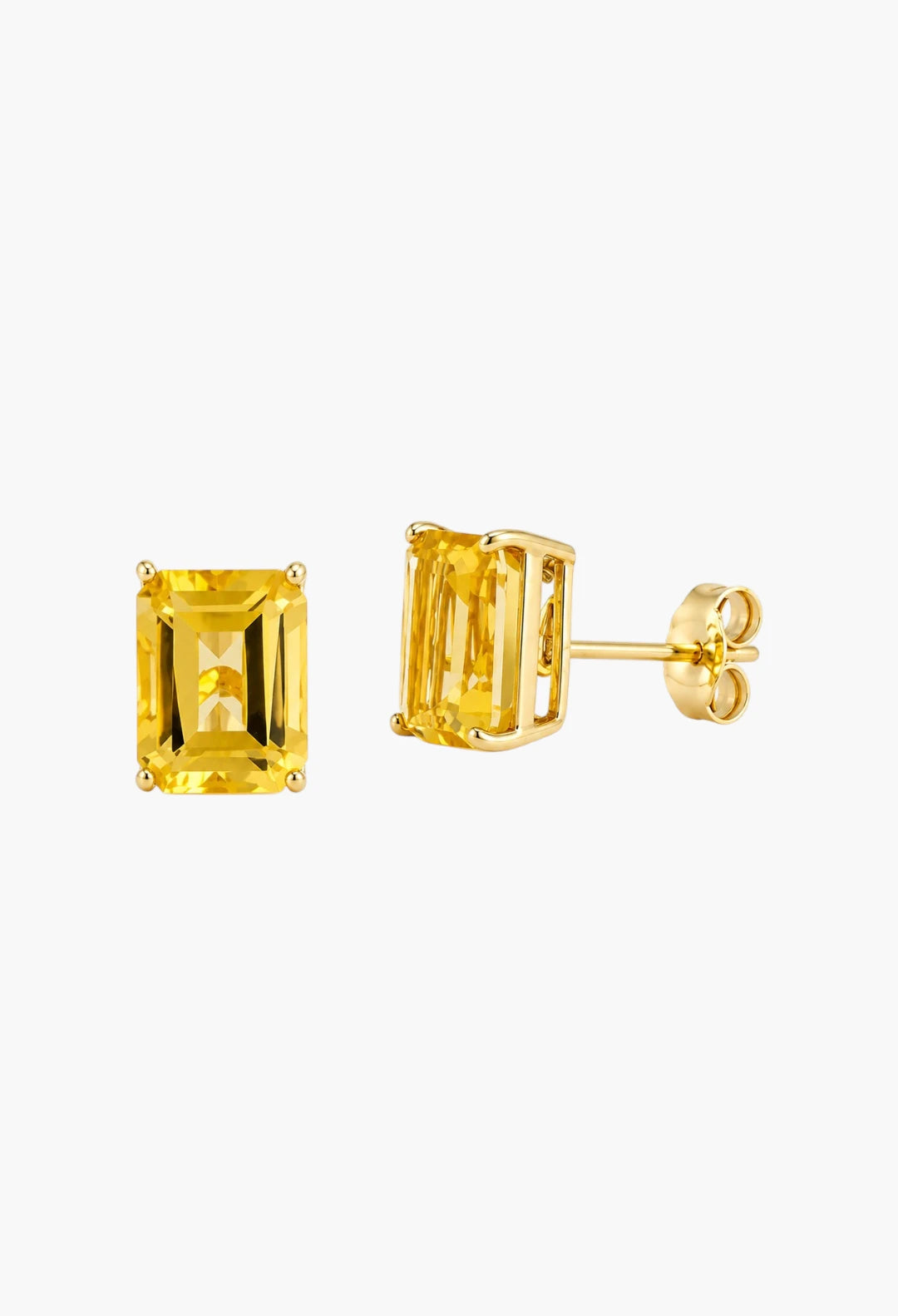 14kt Citrine Studs