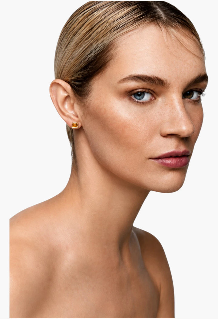 14kt Citrine Studs