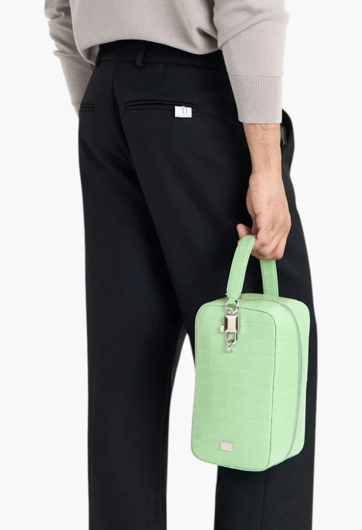 Alligator leather bag