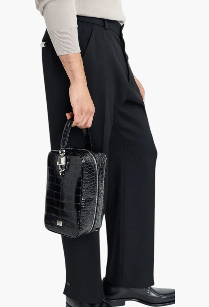 Alligator leather bag
