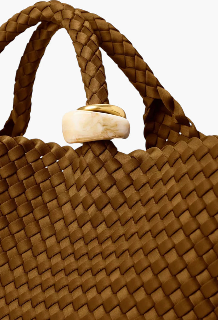 Medium St. Barths Beaded Tote Bag in Neoprene
