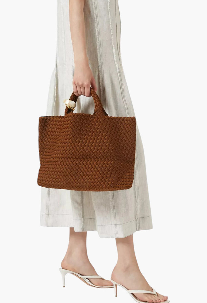 Medium St. Barths Beaded Tote Bag in Neoprene