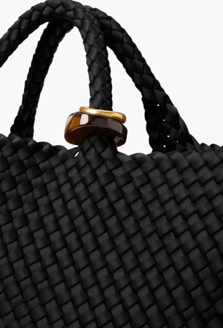 Medium St. Barths Beaded Tote Bag in Neoprene