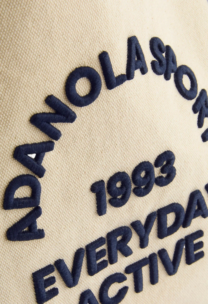 Adanola Sport 93 Tote Bag - Cream/Navy Blue