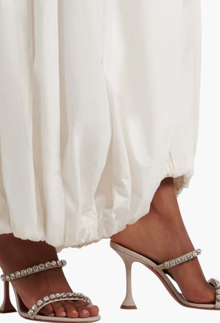 Gigi embellished canvas mules