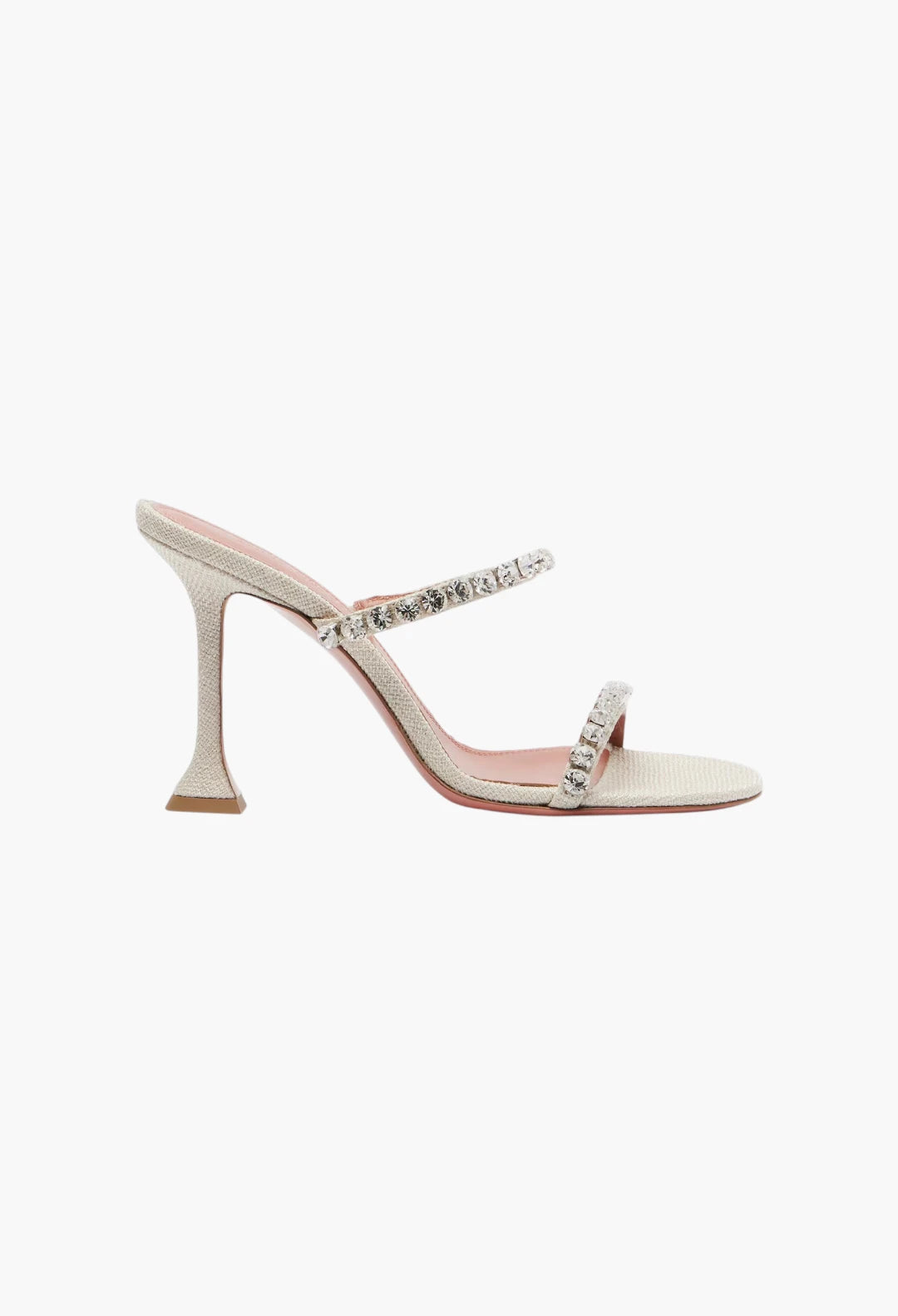Gigi embellished canvas mules