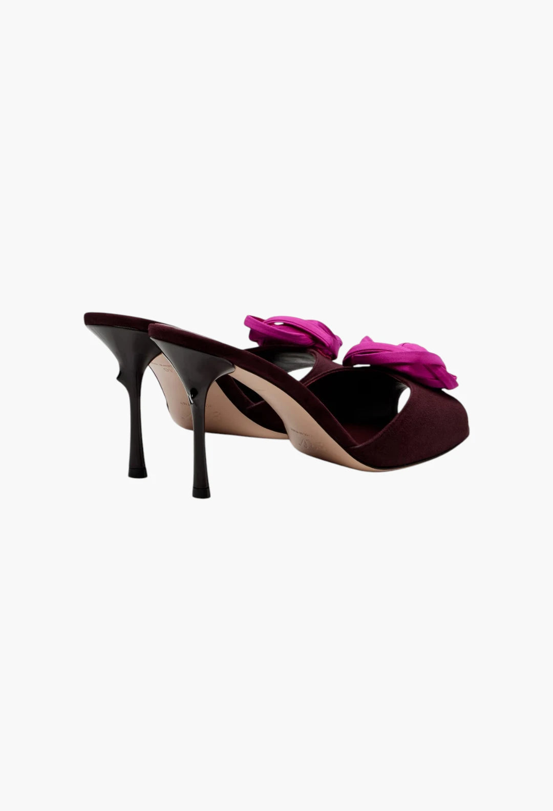 Rose Vivier suede mules