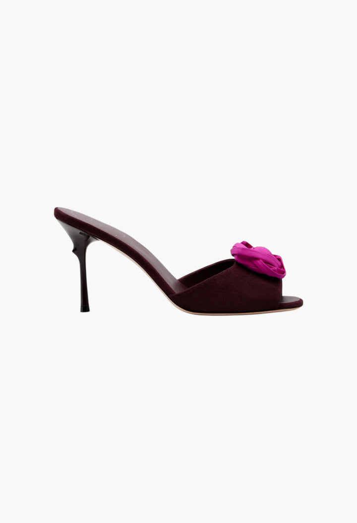 Rose Vivier suede mules