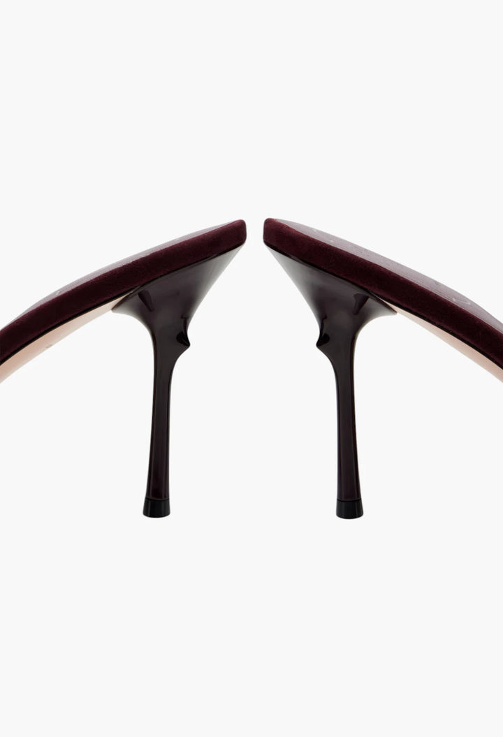 Rose Vivier suede mules