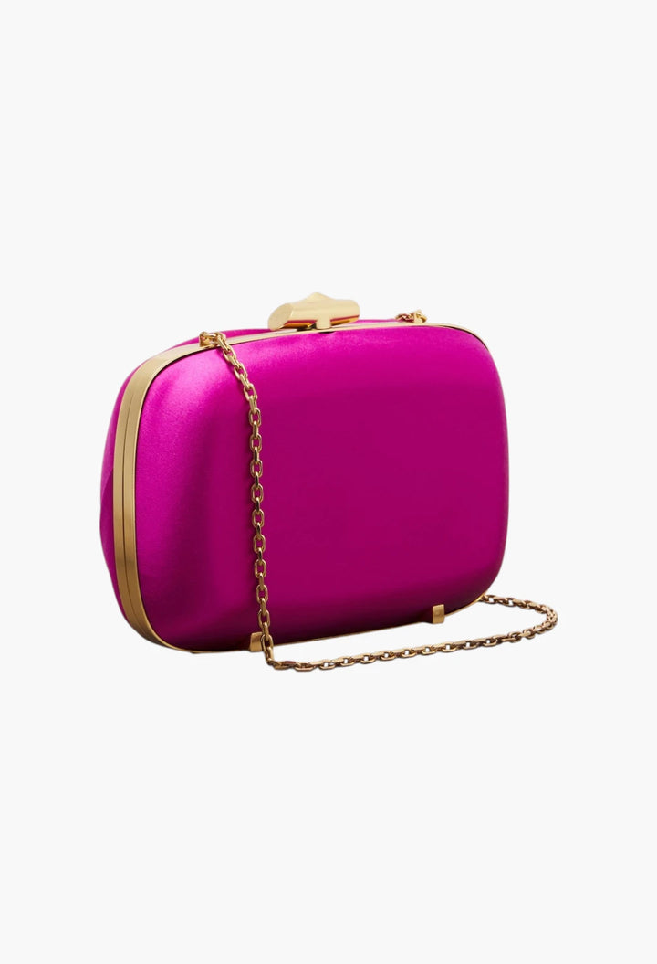 Rose Vivier satin clutch