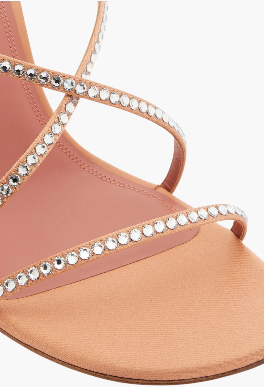 Sally crystal-embellished satin sandals