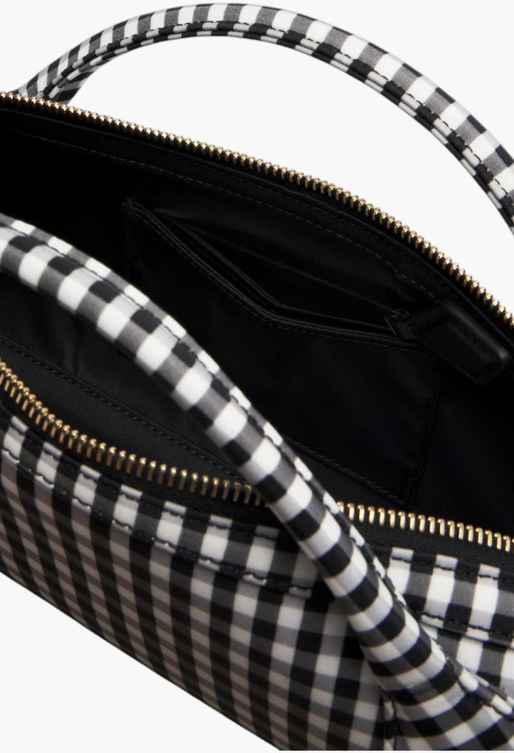 Le Teckel gingham top-handle bag