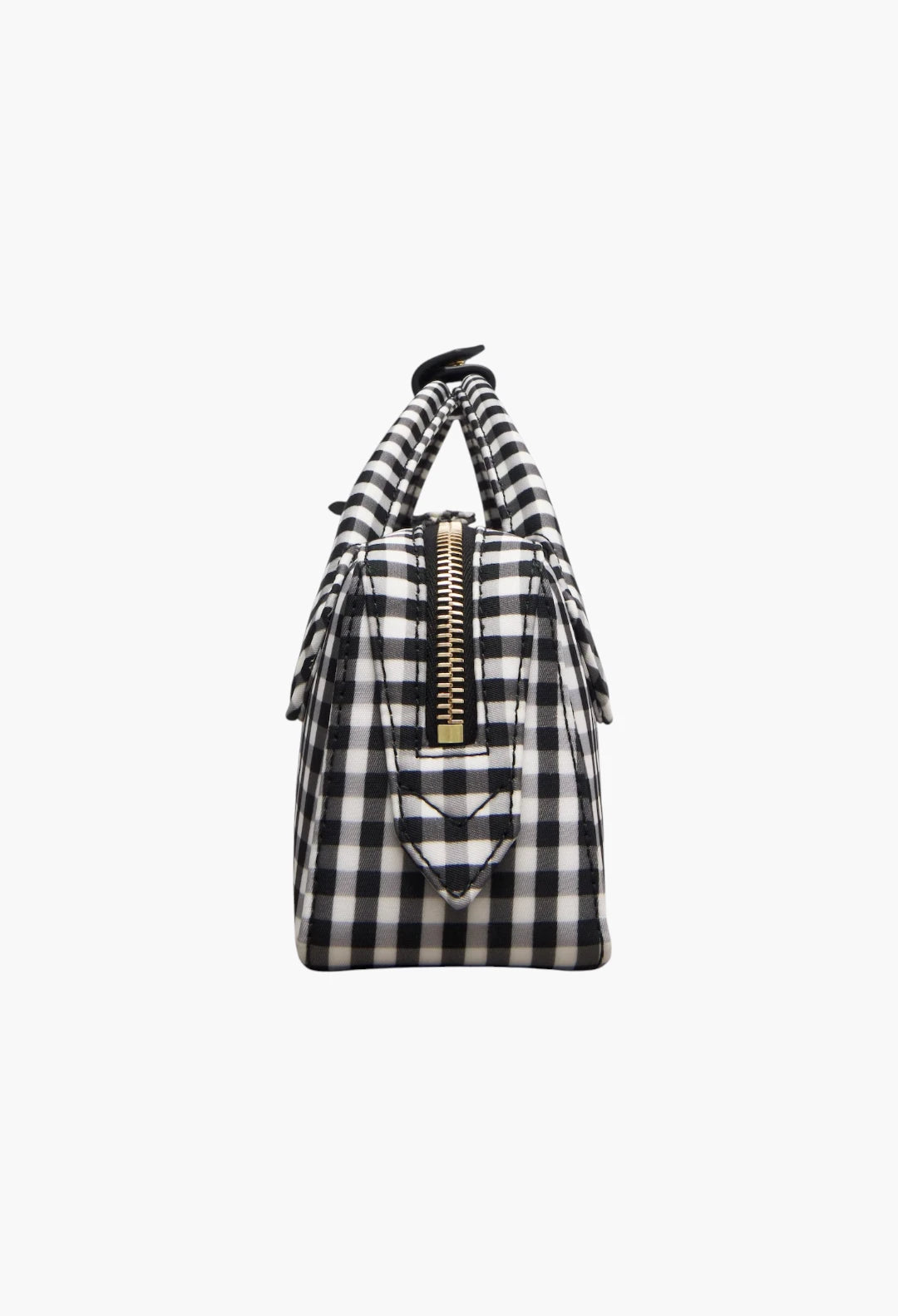 Le Teckel gingham top-handle bag