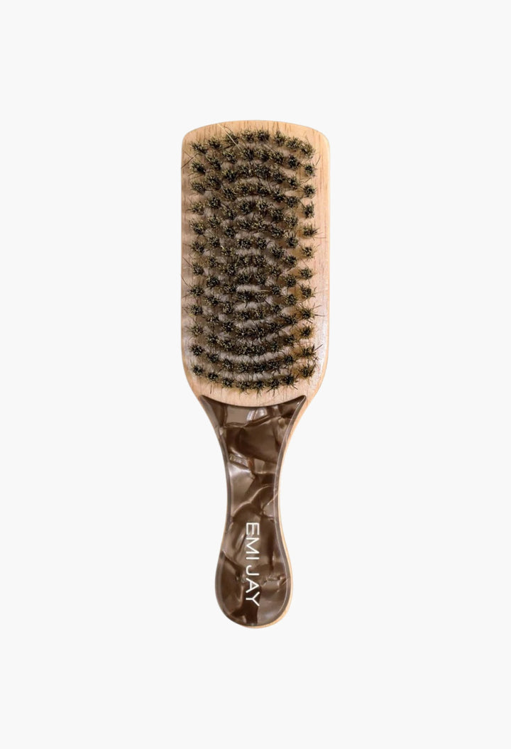 Mini Boar Bristle Brush in Lychee Baby