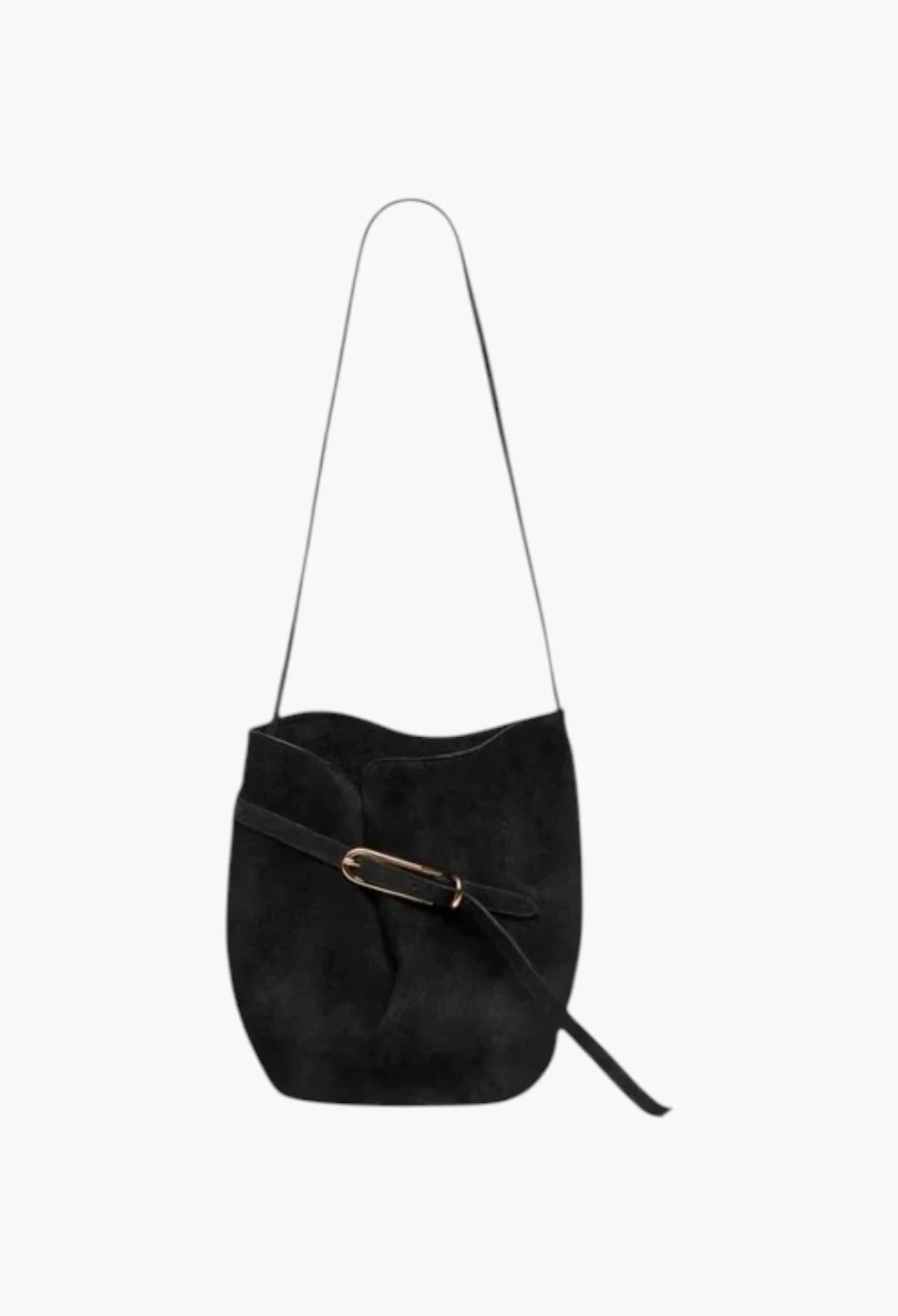 Belted Bucket Bag