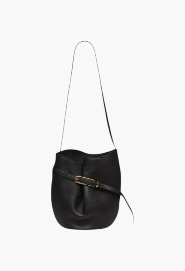 Belted Bucket Bag