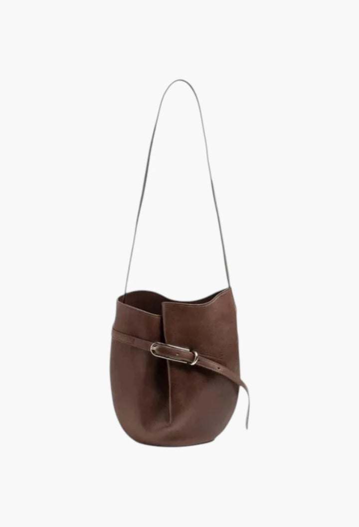 Belted Bucket Bag